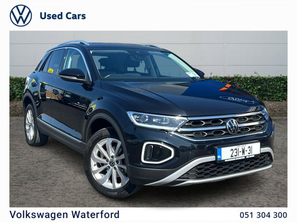 Volkswagen T-Roc SUV, Petrol, 2023, Black
