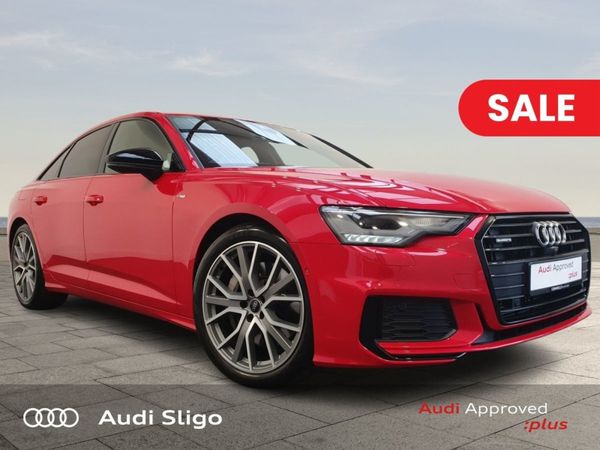 Audi A6 Saloon, Petrol Plug-in Hybrid, 2024, Red