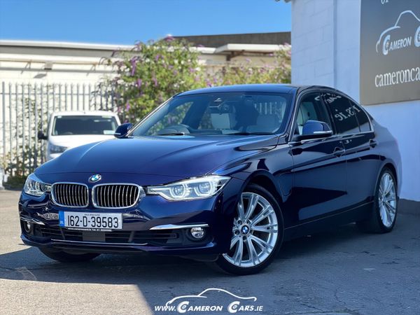 BMW 3-Series Saloon, Petrol Plug-in Hybrid, 2016, Blue