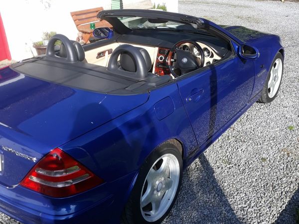 Mercedes-Benz SLK Convertible, Petrol, 2001, Blue