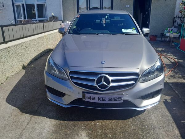 Mercedes-Benz E-Class Saloon, Diesel Hybrid, 2014, Silver
