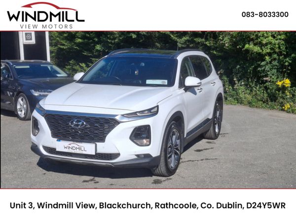 Hyundai Santa Fe SUV, Diesel, 2019, White