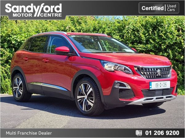 Peugeot 3008 MPV, Petrol, 2019, Red