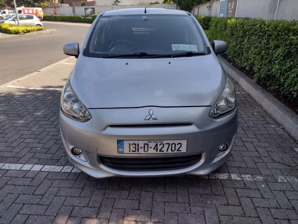 Mitsubishi Mirage Hatchback, Petrol, 2013, Silver