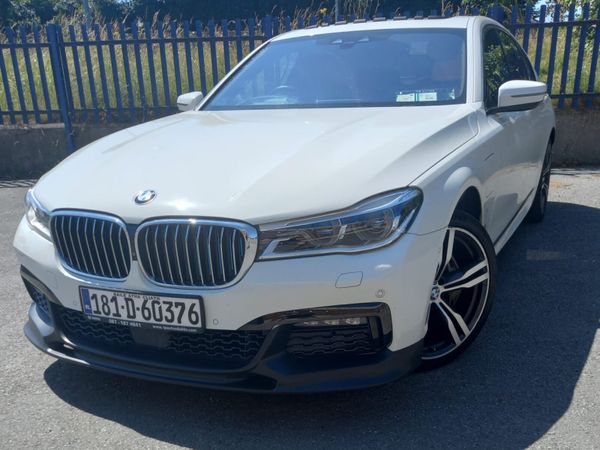 BMW 7-Series Saloon, Petrol Plug-in Hybrid, 2018, White