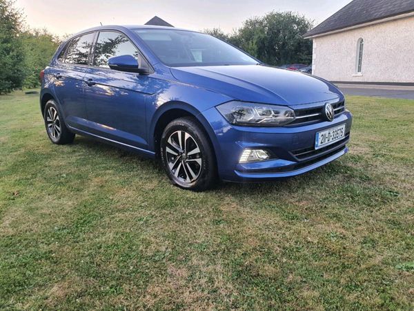 Volkswagen Polo Hatchback, Petrol, 2021, Blue