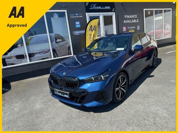 BMW 5-Series Saloon, Petrol, 2025, Blue
