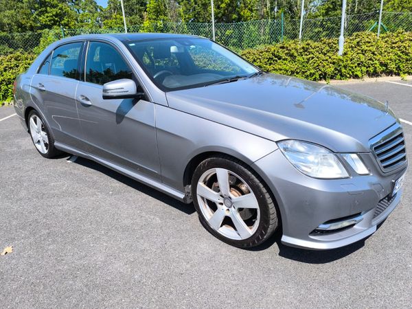 Mercedes-Benz E-Class Saloon, Diesel Hybrid, 2013, Silver