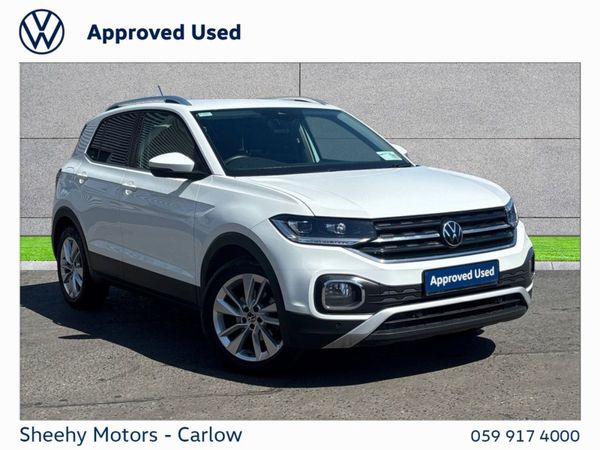 Volkswagen T-Cross Hatchback, Petrol, 2022, White