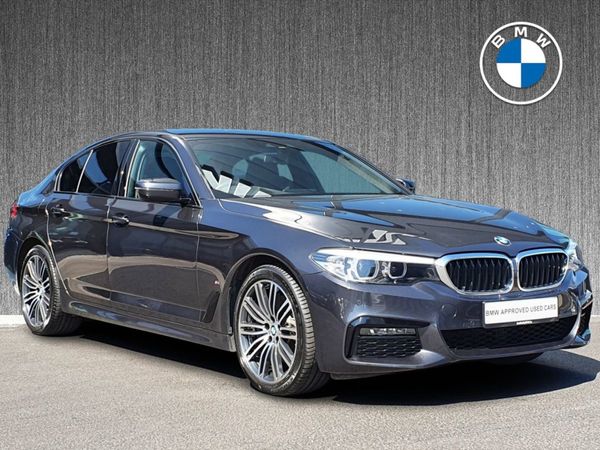 BMW 5-Series Saloon, Petrol Plug-in Hybrid, 2019, Grey