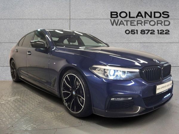 BMW 5-Series Saloon, Diesel, 2017, Blue