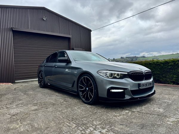 BMW 5-Series Saloon, Diesel, 2017, Blue