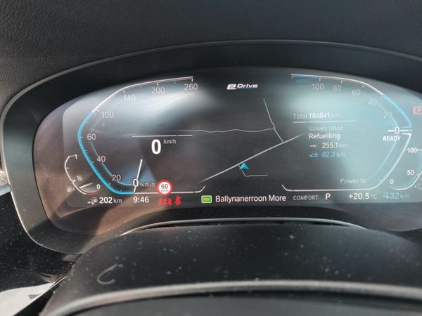 BMW 5-Series Saloon, Petrol Plug-in Hybrid, 2019, Black