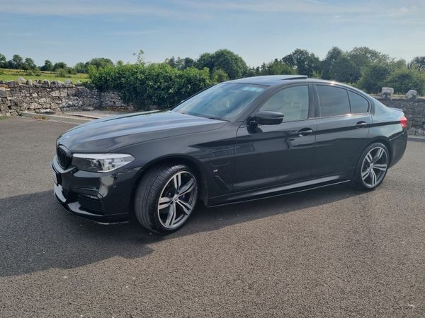 BMW 5-Series Saloon, Petrol Plug-in Hybrid, 2019, Black