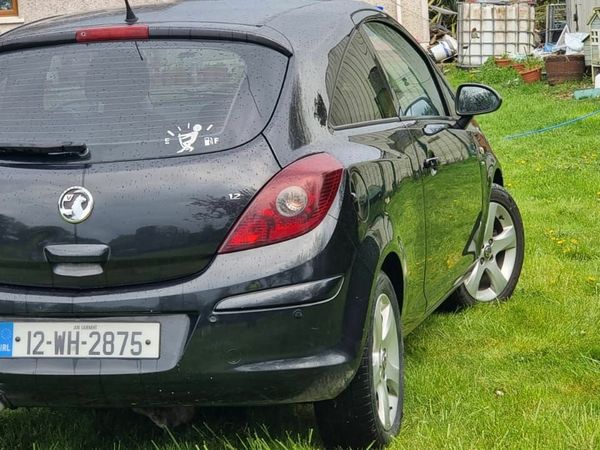 Vauxhall Corsa Hatchback, Petrol, 2012, Black