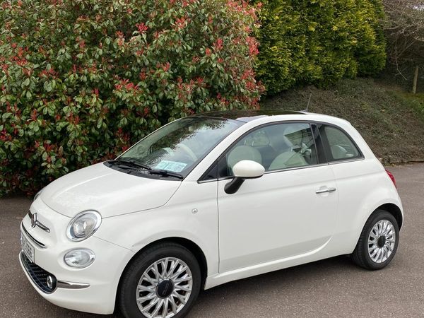 Fiat 500 Hatchback, Petrol, 2019, White