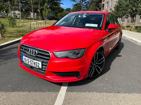 Audi A3 Saloon, Petrol, 2015, Red