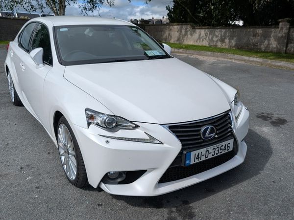 Lexus IS Saloon, Petrol Hybrid, 2014, White