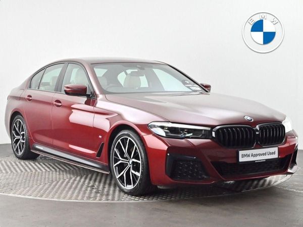 BMW 5-Series Saloon, Diesel, 2023, Red