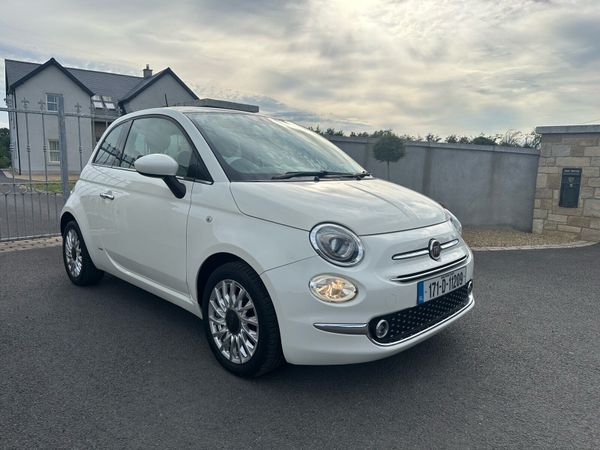 Fiat 500 Hatchback, Petrol, 2017, White