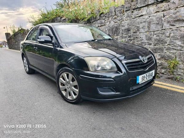 Toyota Avensis Saloon, Petrol, 2008, Black