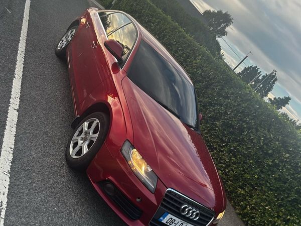 Audi A4 Saloon, Diesel, 2008, Red