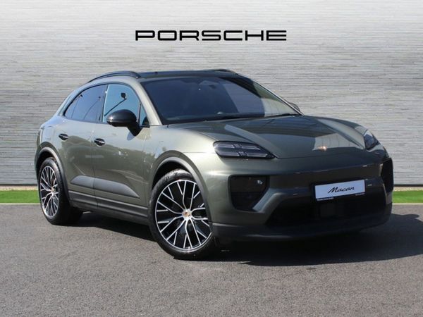 Porsche Macan SUV, Electric, 2025, Green