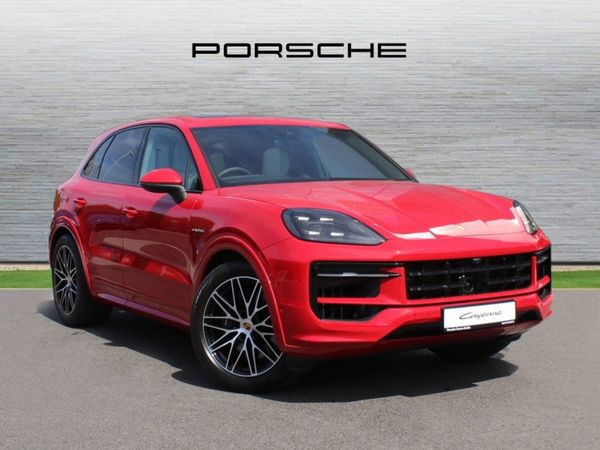 Porsche Cayenne SUV, Electric, 2025, Red