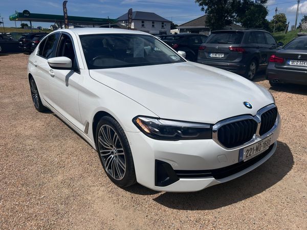 BMW 5-Series Saloon, Diesel, 2022, White