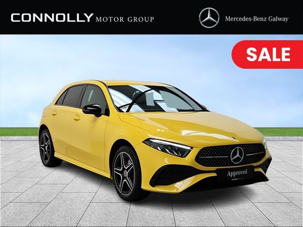 Mercedes-Benz A-Class Hatchback, Petrol Plug-in Hybrid, 2023, Yellow