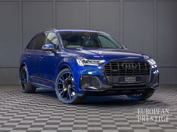 Audi Q7 SUV, Petrol Plug-in Hybrid, 2021, Blue