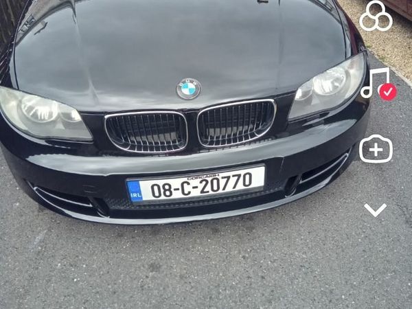BMW 1-Series Convertible, Petrol, 2008, Black