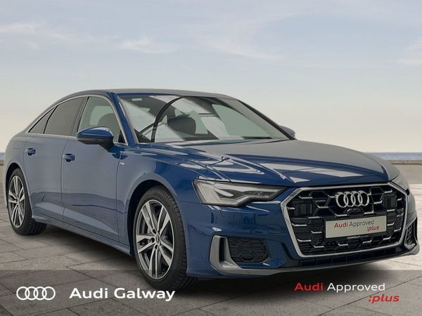 Audi A6 Saloon, Petrol Hybrid, 2025, Blue
