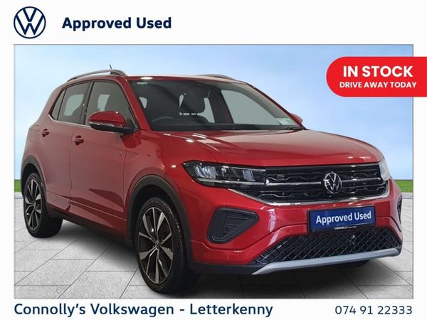 Volkswagen T-Cross Crossover, Petrol, 2024, Red