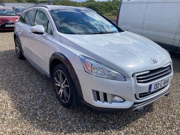 Peugeot 508 Estate, Diesel Hybrid, 2013, White