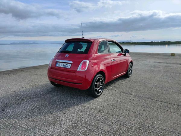 Fiat 500 Hatchback, Petrol, 2013, Red