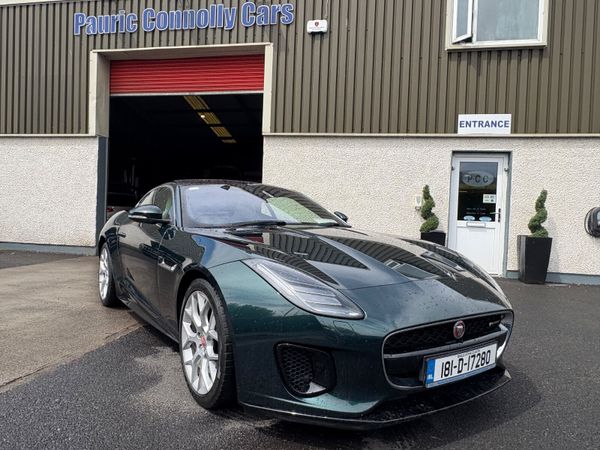 Jaguar F-Type Coupe, Petrol, 2018, Green