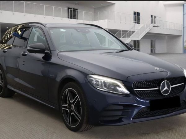 Mercedes-Benz C-Class Estate, Diesel Plug-in Hybrid, 2021, Blue
