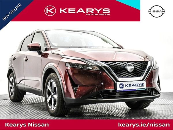 Nissan Qashqai SUV, Petrol, 2022, Burgundy