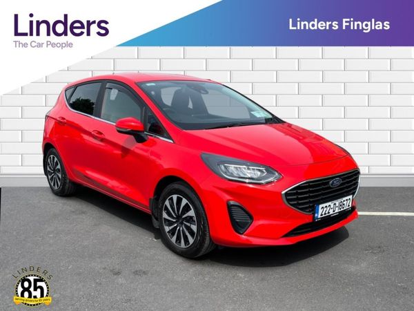 Ford Fiesta Hatchback, Petrol, 2022, Red