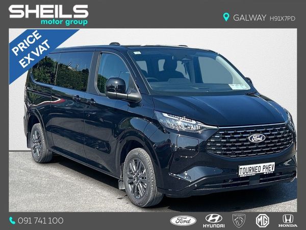 Ford Tourneo Custom MPV, Petrol Plug-in Hybrid, 2025, Black