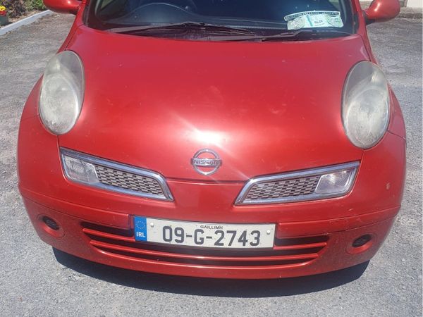 Nissan Micra Hatchback, Petrol, 2009, Red