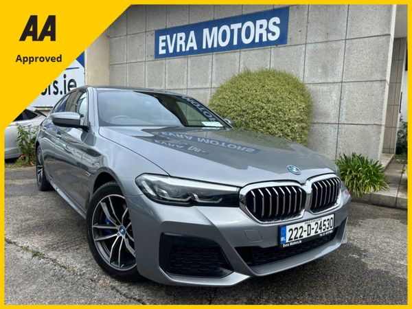 BMW 5-Series Saloon, Petrol Plug-in Hybrid, 2022, Grey