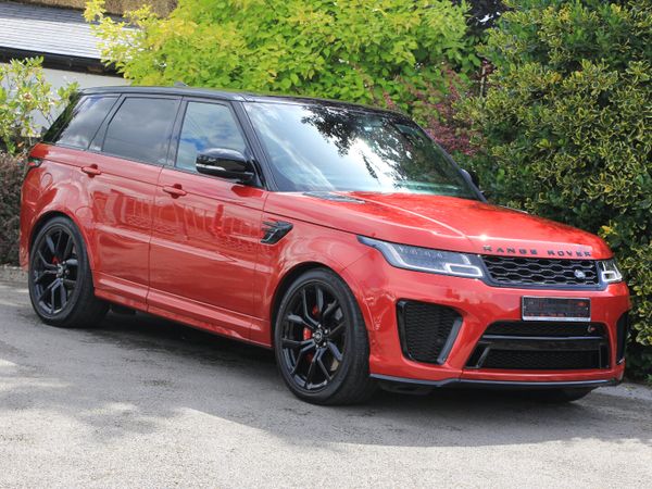 Land Rover Range Rover Sport SUV, Petrol, 2022, Red