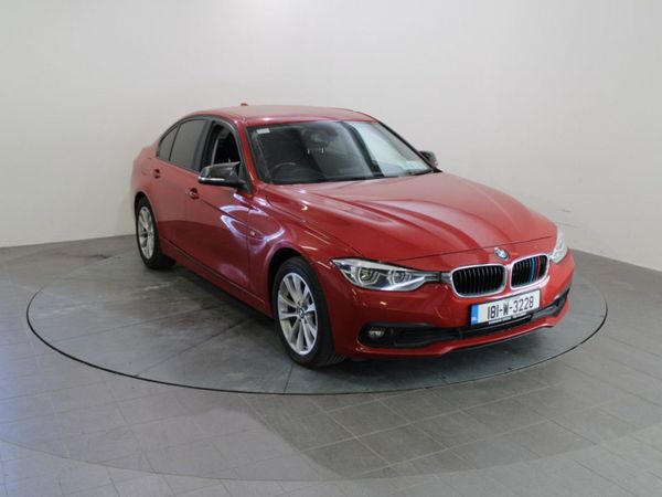 BMW 3-Series Saloon, Diesel, 2018, Red