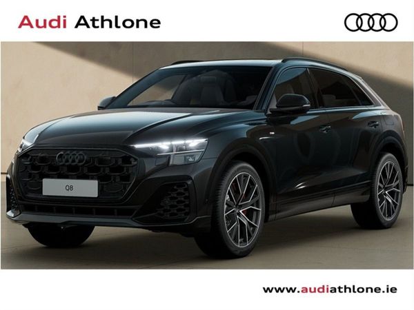 Audi Q8 SUV, Petrol Plug-in Hybrid, 2024, Black