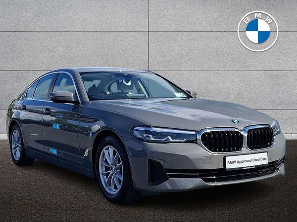 BMW 5-Series Saloon, Diesel Hybrid, 2022, Grey