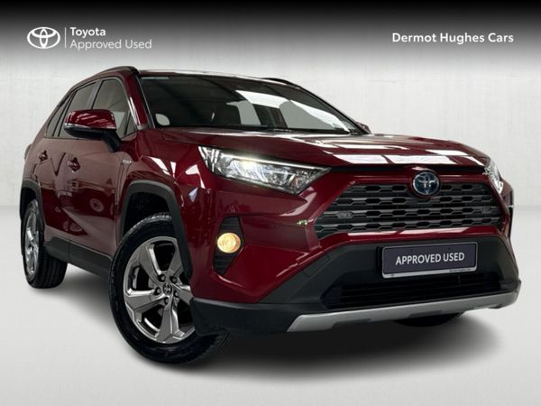 Toyota RAV4 SUV, Petrol Hybrid, 2021, Red