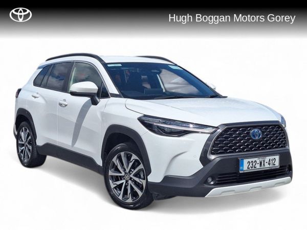 Toyota Corolla Cross SUV, Petrol Hybrid, 2023, White