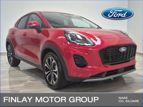 Ford Puma Hatchback, Petrol Hybrid, 2025, Red